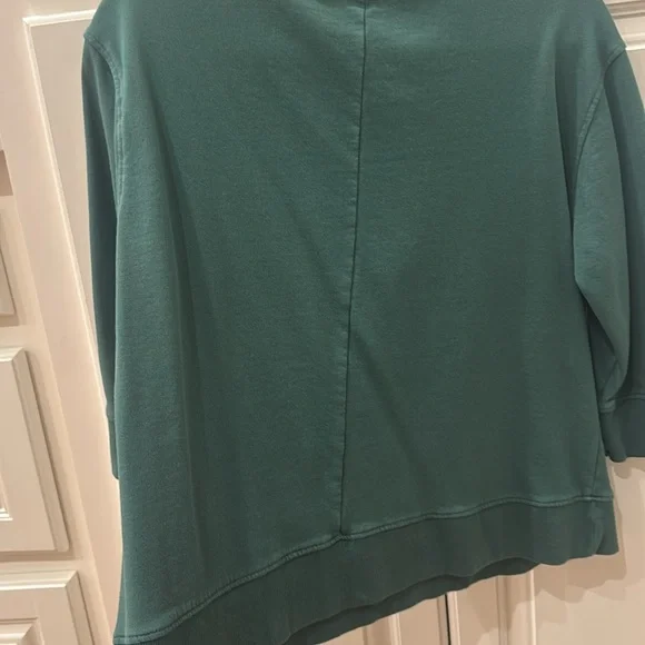 Zara women’s thin banded sweatshirt/EUC /size L- loose banded sleeves & bottom - Picture 7 of 7